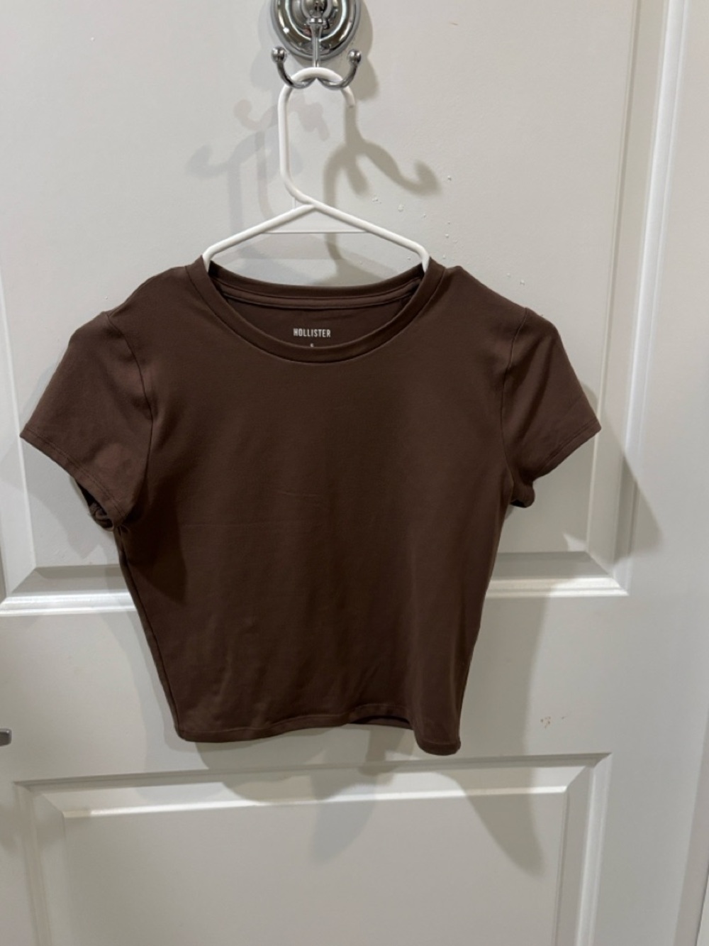 Hollister Soft Strech Seamless Fabric Crew Baby Tee